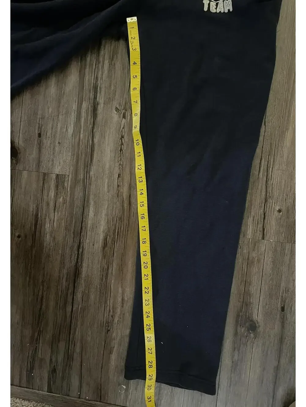 Arizona Jean Company Blue Y2K Fleece Sweats Embroidered Sz S